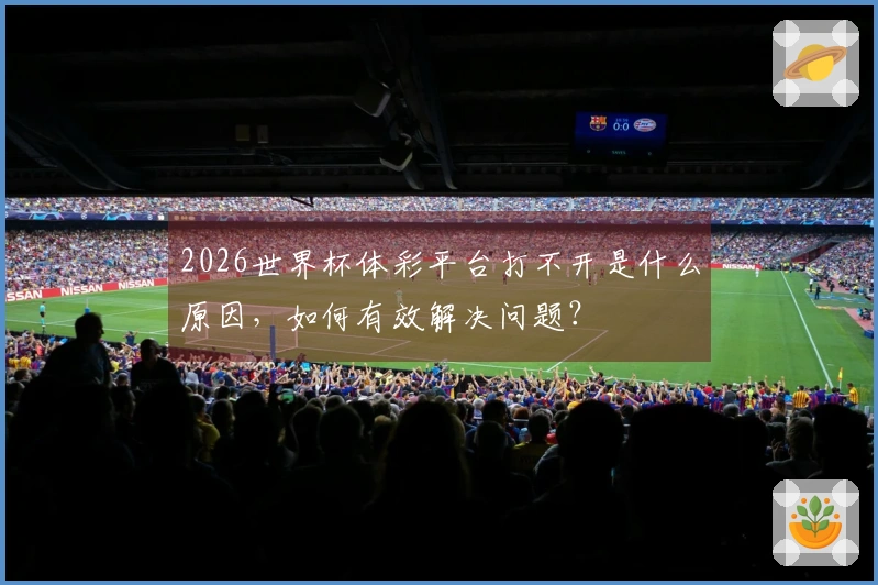 2026世界杯体彩平台打不开是什么原因，如何有效解决问题？